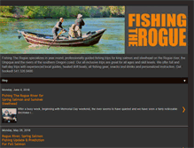 Tablet Screenshot of fishingtherogue.com